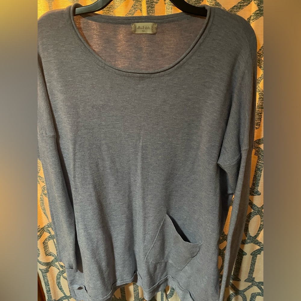 Altar'd State Blue Gray Sweater